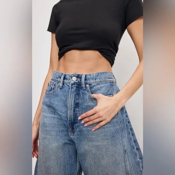 GOOD AMERICAN 10 Good Extreme Barrel Jeans - Picture 4 of 8